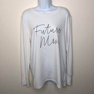Women’s The Ring Box Long Sleeve Future Mrs Shirt